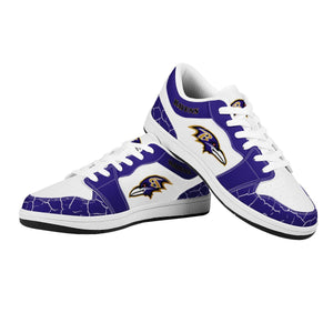 NFL Baltimore Ravens AF1 Low Top Fashion Sneakers Skateboard Shoes