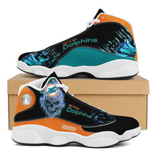 Load image into Gallery viewer, NFL Miami Dolphins Sport High Top Basketball Sneakers Shoes For Men Women
