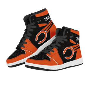 NFL Chicago Bears Air Force 1 High Top Fashion Sneakers Skateboard Shoes