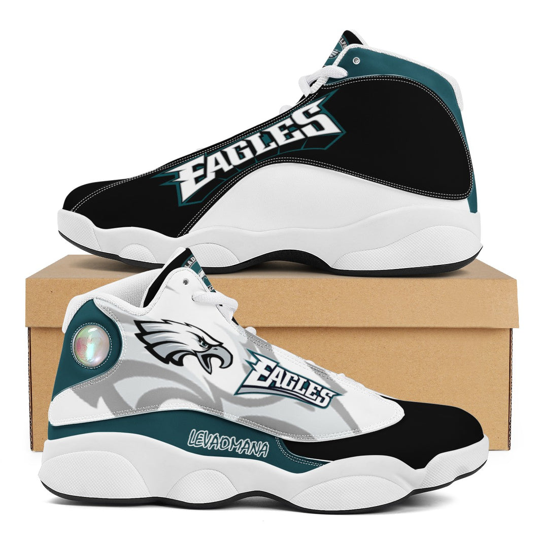 NFL Philadelphia Eagles Sport High Top Basketball Sneakers Shoes For Men Women