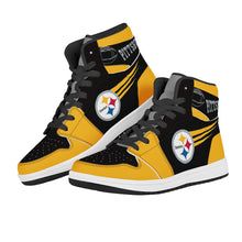Load image into Gallery viewer, NFL Pittsburgh Steelers Air Force 1 High Top Fashion Sneakers Skateboard Shoes
