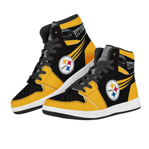 NFL Pittsburgh Steelers Air Force 1 High Top Fashion Sneakers Skateboard Shoes