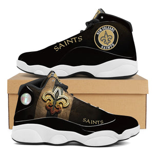 NFL New Orleans Saints Sport High Top Basketball Sneakers Shoes For Men Women