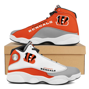 NFL Cincinnati Bengals Sport High Top Basketball Sneakers Shoes For Men Women
