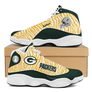 NFL Green Bay Packers Sport High Top Basketball Sneakers Shoes For Men Women