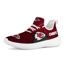 Load image into Gallery viewer, NFL Kansas City Chiefs Yeezy Sneakers Running Sports Shoes For Men Women
