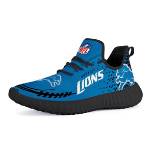 NFL Detroit Lions Yeezy Sneakers Running Sports Shoes For Men Women