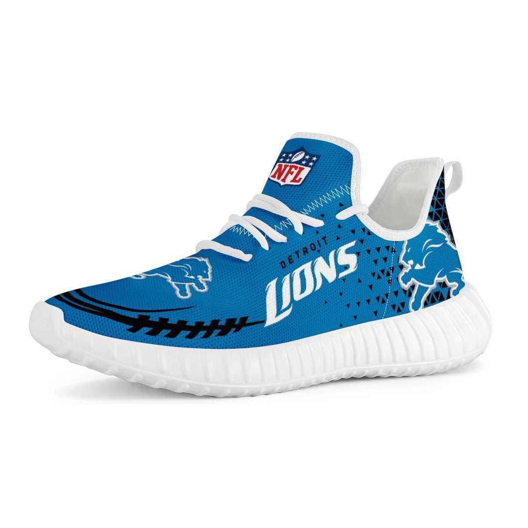 NFL Detroit Lions Yeezy Sneakers Running Sports Shoes For Men Women
