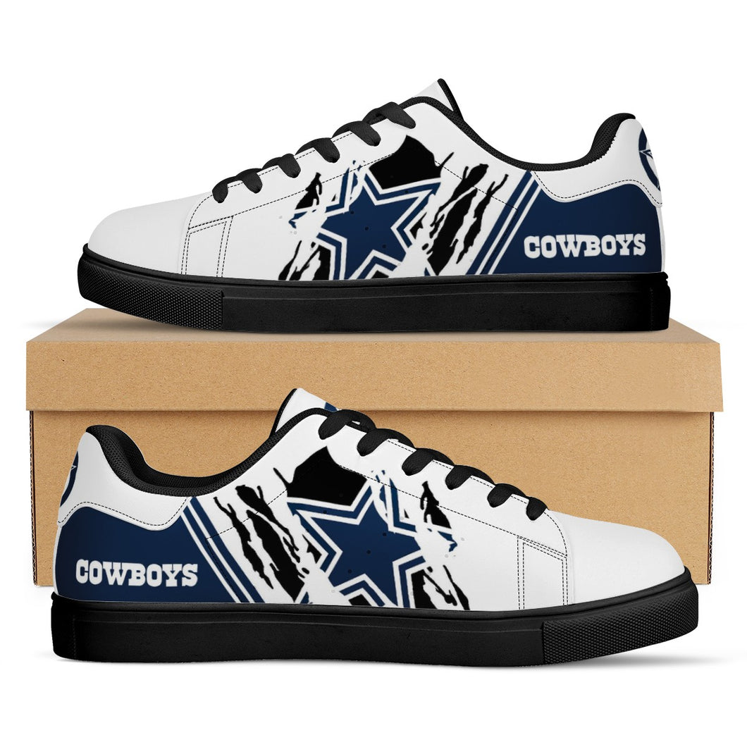 NFL Dallas Cowboys Stan Smith Low Top Fashion Skateboard Shoes