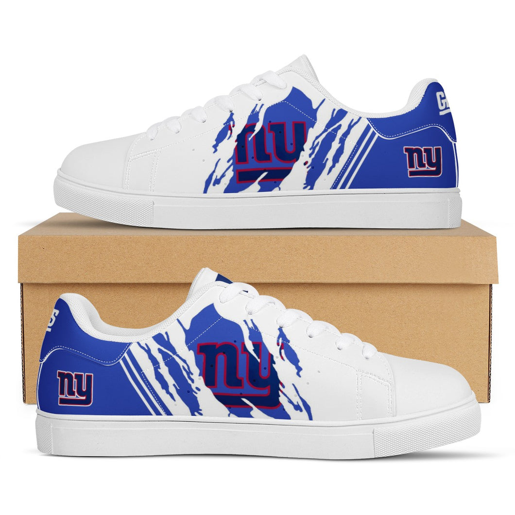 NFL New York Giants Stan Smith Low Top Fashion Skateboard Shoes