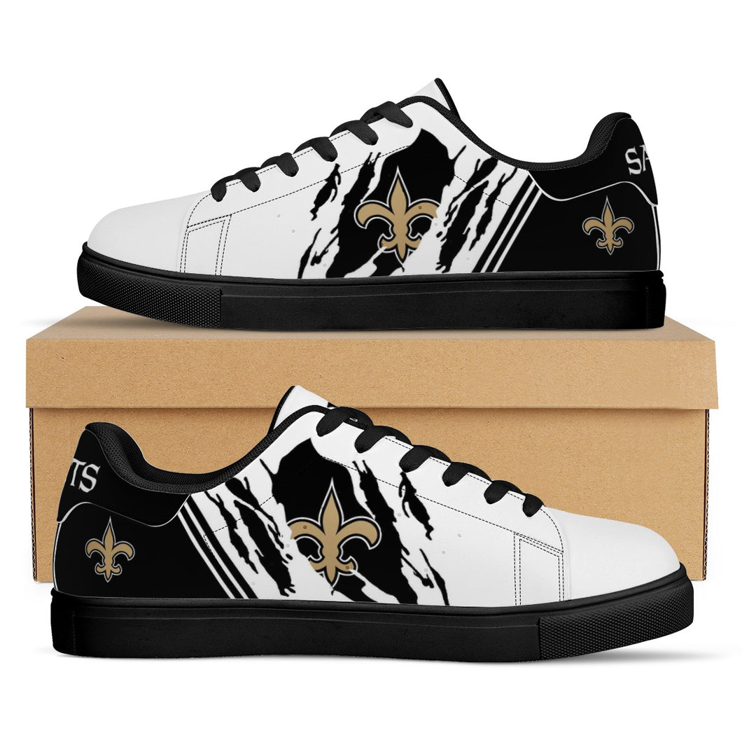 NFL New Orleans Saints Stan Smith Low Top Fashion Skateboard Shoes