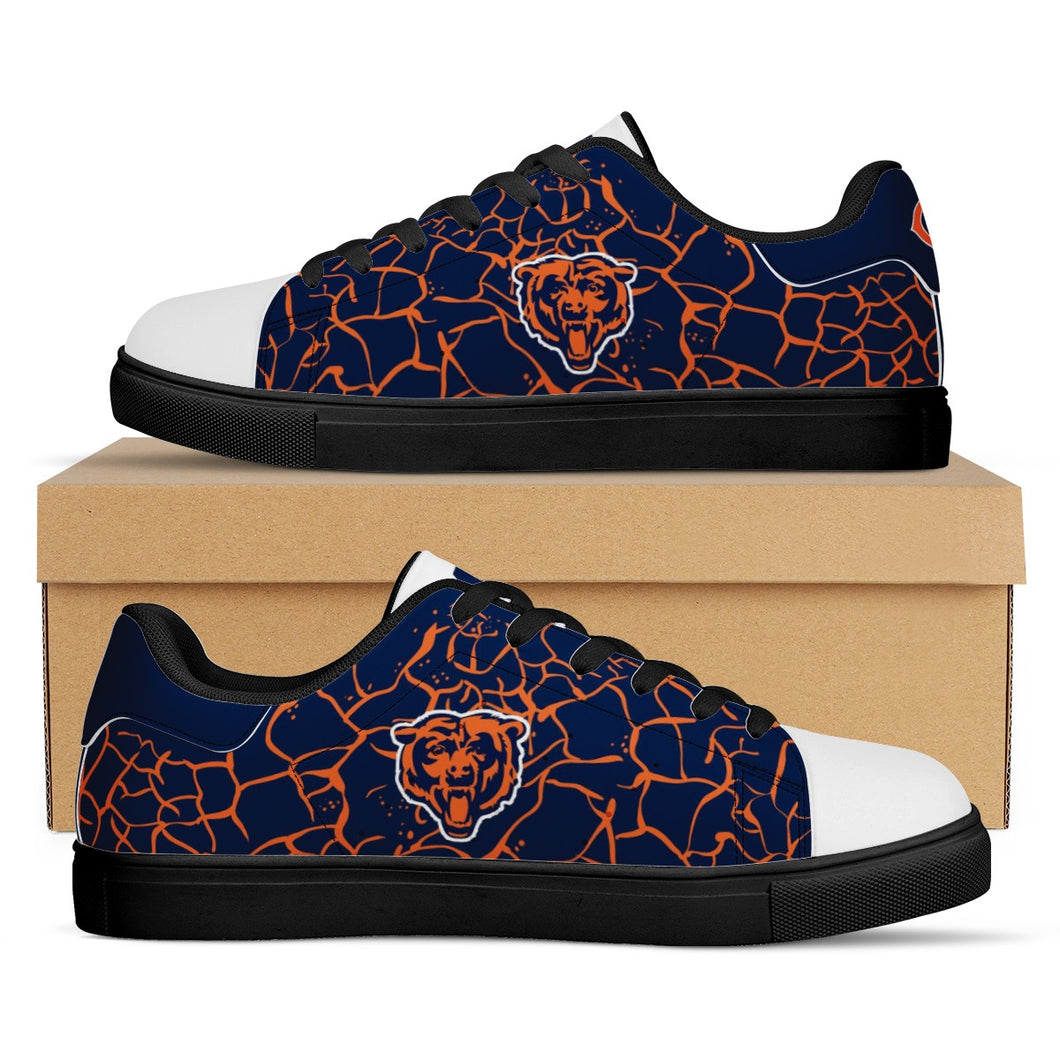 NFL Chicago Bears Stan Smith Low Top Fashion Skateboard Shoes