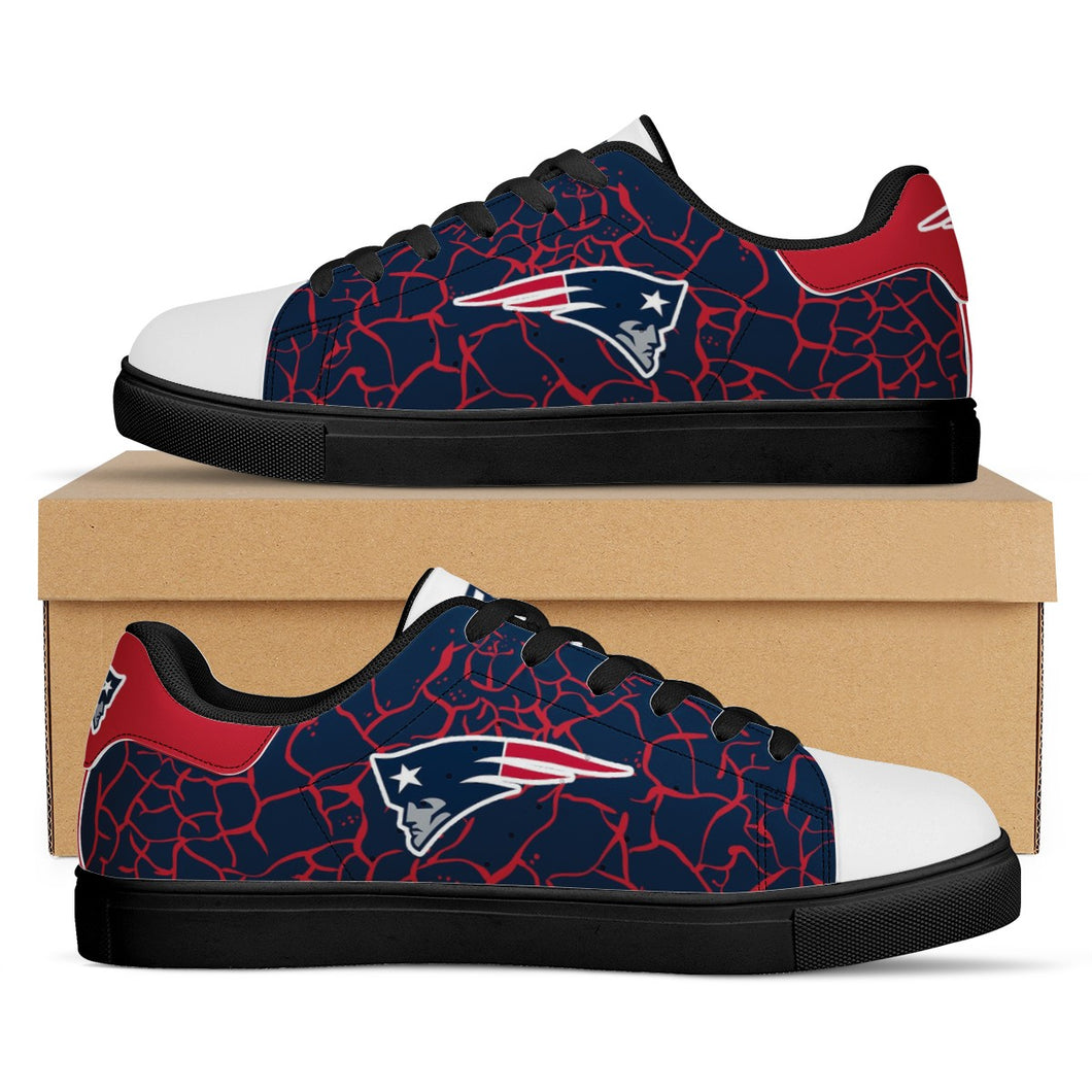 NFL New England Patriots Stan Smith Low Top Fashion Skateboard Shoes