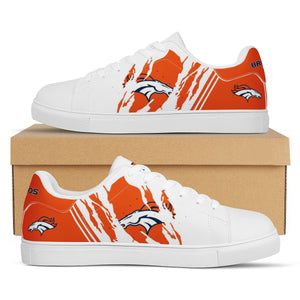 NFL Denver Broncos Stan Smith Low Top Fashion Skateboard Shoes
