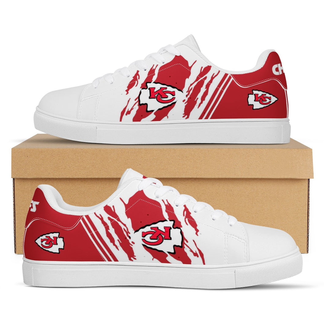 NFL Kansas City Chiefs Stan Smith Low Top Fashion Skateboard Shoes