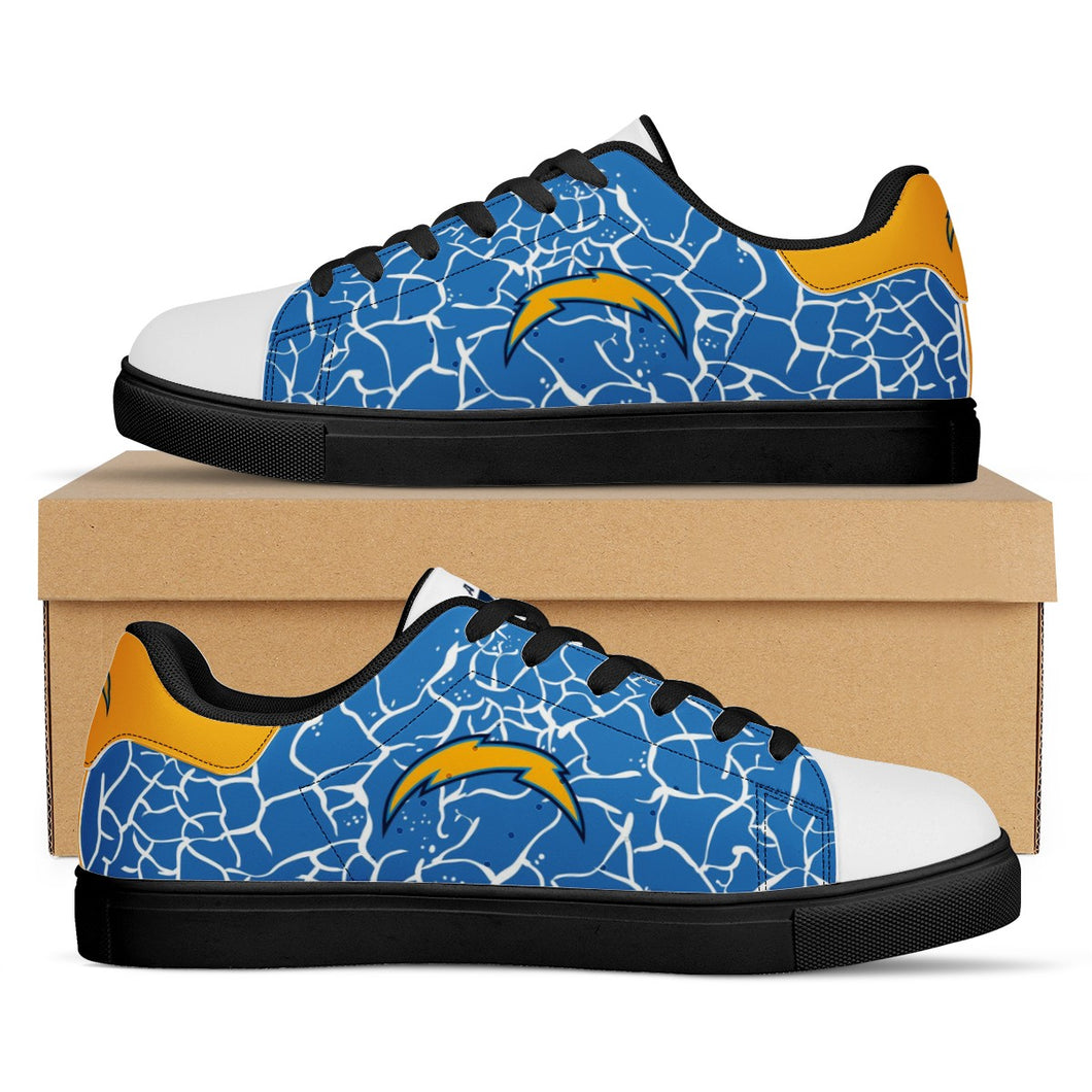 NFL Los Angeles Chargers Stan Smith Low Top Fashion Skateboard Shoes