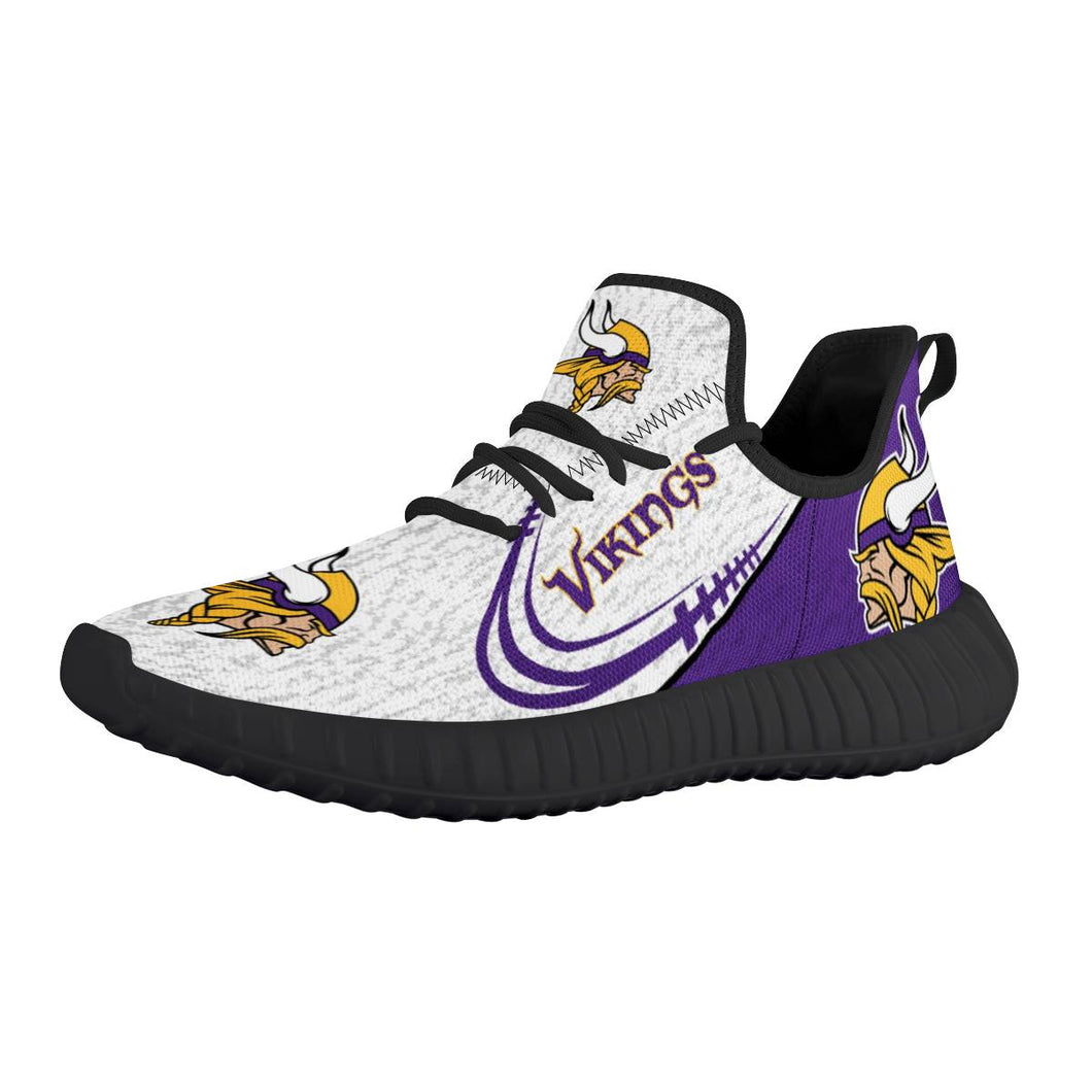 NFL Minnesota Vikings Yeezy Sneakers Running Sports Shoes For Men Women