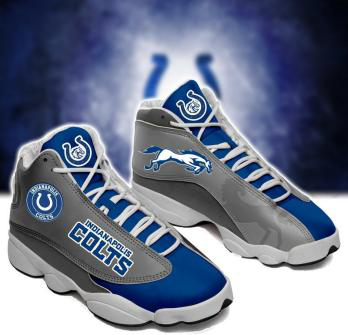NFL Indianapolis Colts Sport High Top Basketball Sneakers Shoes For Men Women