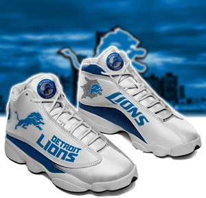 NFL Detroit Lions Sport High Top Basketball Sneakers Shoes For Men Women