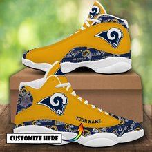 Load image into Gallery viewer, NFL Los Angeles Rams Sport High Top Basketball Sneakers Shoes For Men Women
