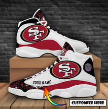 Load image into Gallery viewer, NFL San Francisco 49ers Sport High Top Basketball Sneakers Shoes For Men Women
