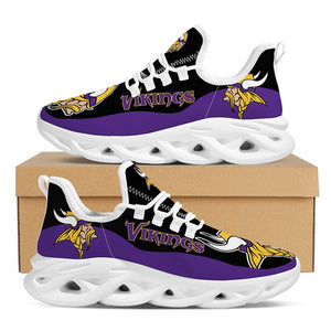 NFL  Minnesota Vikings Casual Jogging Running Flex Control Shoes For Men Women