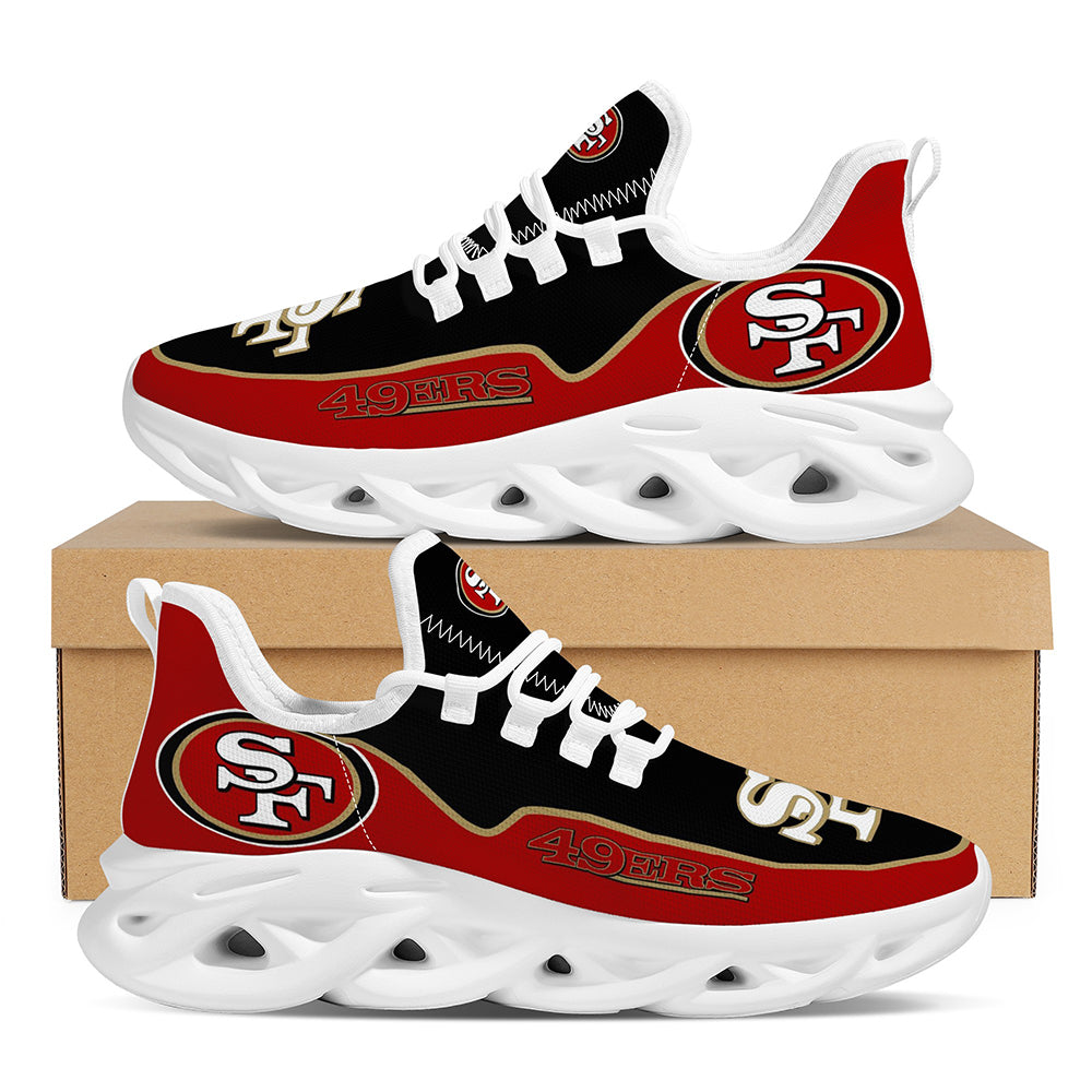 NFL San Francisco 49ers Casual Jogging Running Flex Control Shoes For Men Women