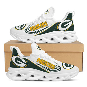 NFL Green Bay Packers Casual Jogging Running Flex Control Shoes For Men Women
