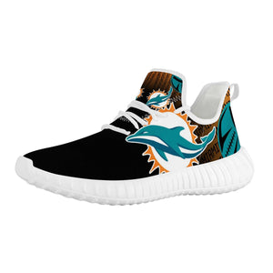 NFL Miami Dolphins Yeezy Sneakers Running Sports Shoes For Men Women