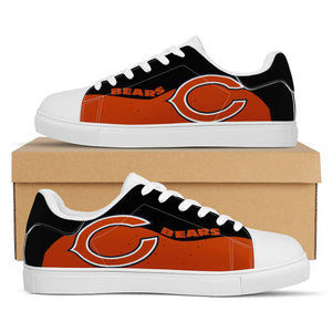 NFL Chicago Bears Stan Smith Low Top Fashion Skateboard Shoes