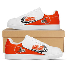 Load image into Gallery viewer, NFL Cleveland Browns Stan Smith Low Top Fashion Skateboard Shoes
