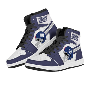 NFL New York Giants Air Force 1 High Top Fashion Sneakers Skateboard Shoes