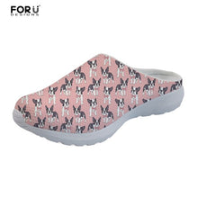 Load image into Gallery viewer, Youwuji Fashion Boston Terrier Cute Women&#39;s Sandals Casual Summer Home Women Sandals Slippers Shoes Woman Beach Sandalias Mujer 2018
