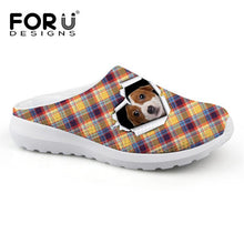 Load image into Gallery viewer, Youwuji Fashion Cute Animal Cat Printed Women Mesh Sandals Female Beach Slip-on Slippers Fashion Ladies Breathable Light Weight Shoes
