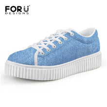 Load image into Gallery viewer, Youwuji Fashion Women Solid Casual Platform Shoes High Quality Female Lace-up Shoes for Ladies Flats Height Increasing Shoes Woman
