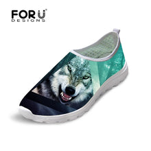 Load image into Gallery viewer, Youwuji Fashion Cute Animal Dog Cat Printing Air Mesh Flat Shoes for Women Ladies Summer Casual Light Denim Shoes Female Girls Flats
