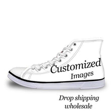 Load image into Gallery viewer, Youwuji Fashion High Top Canvas Shoes
