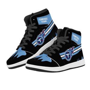 NFL Tennessee Titans Air Force 1 High Top Fashion Sneakers Skateboard Shoes